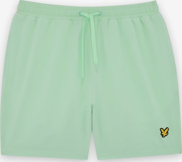 Lyle & Scott Regular Board Shorts in Green: front
