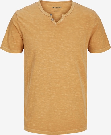 JACK & JONES Shirt 'SPLIT' in Brown: front