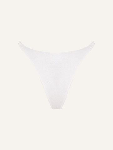Slip ZUBEK en blanc : devant