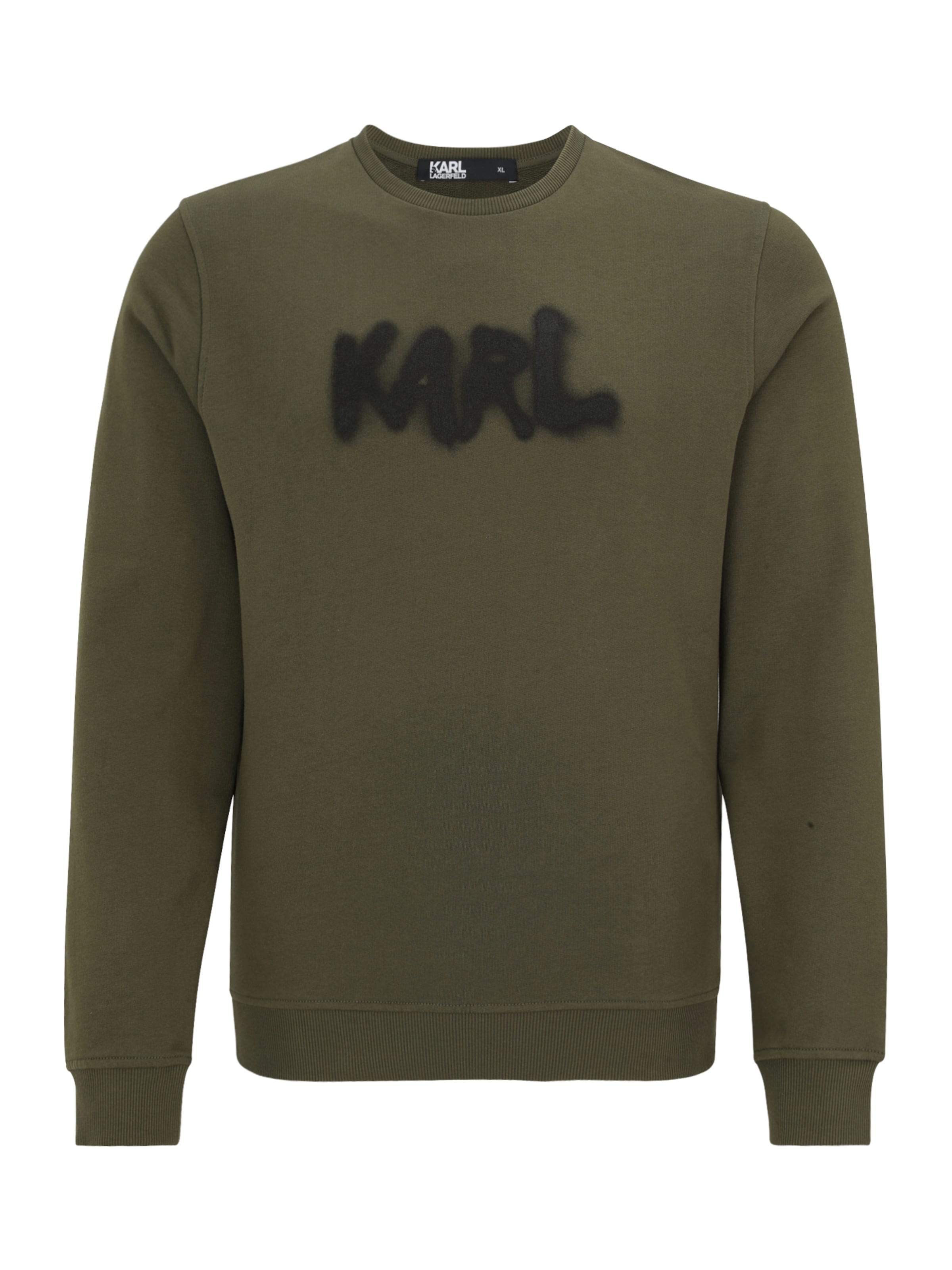 Karl Lagerfeld Sweatshirt in Green: front