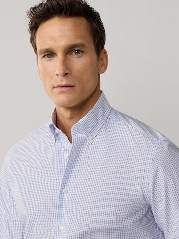 Hackett London Regular Fit Hemd in Blau