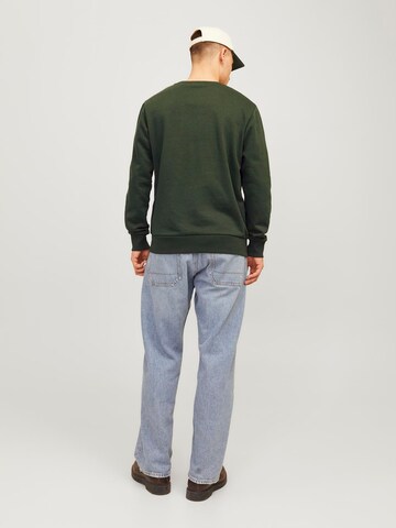 JACK & JONES Sweatshirt 'JJFERRIS' in Grün