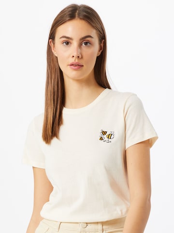 Iriedaily - Camiseta en amarillo: frente