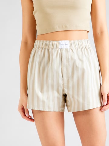 Calvin Klein Underwear Regular Pyjamashorts in Beige