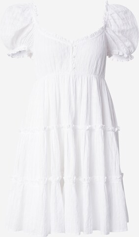 Monki Платье 'Lulu' в Белый: спереди