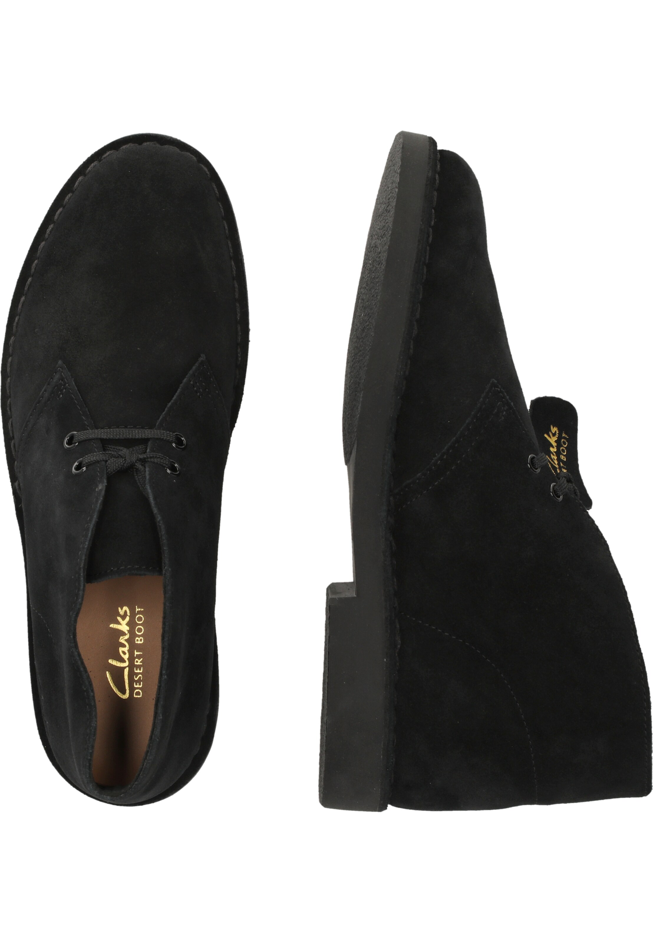 CLARKS Veterboots in Zwart