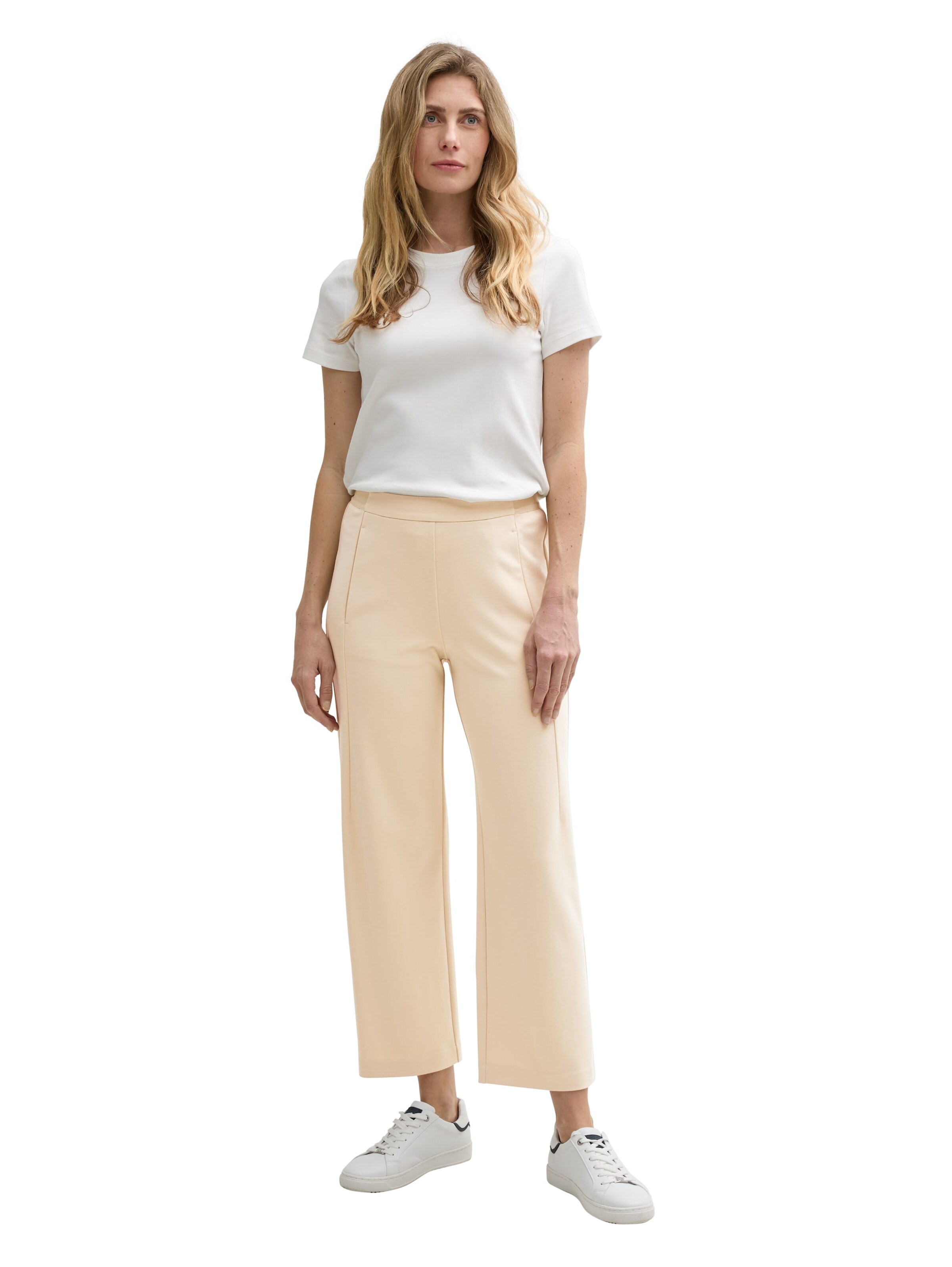 TOM TAILOR Regular Chino Pants in Beige