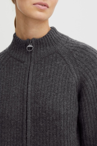 Oxmo Knit Cardigan 'Sal' in Black