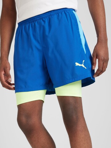 Regular Pantalon de sport 'Individual TeamGOAL' PUMA en bleu