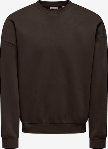 Only & Sons - Sudadera 'ONSCeres' en marrón: frente