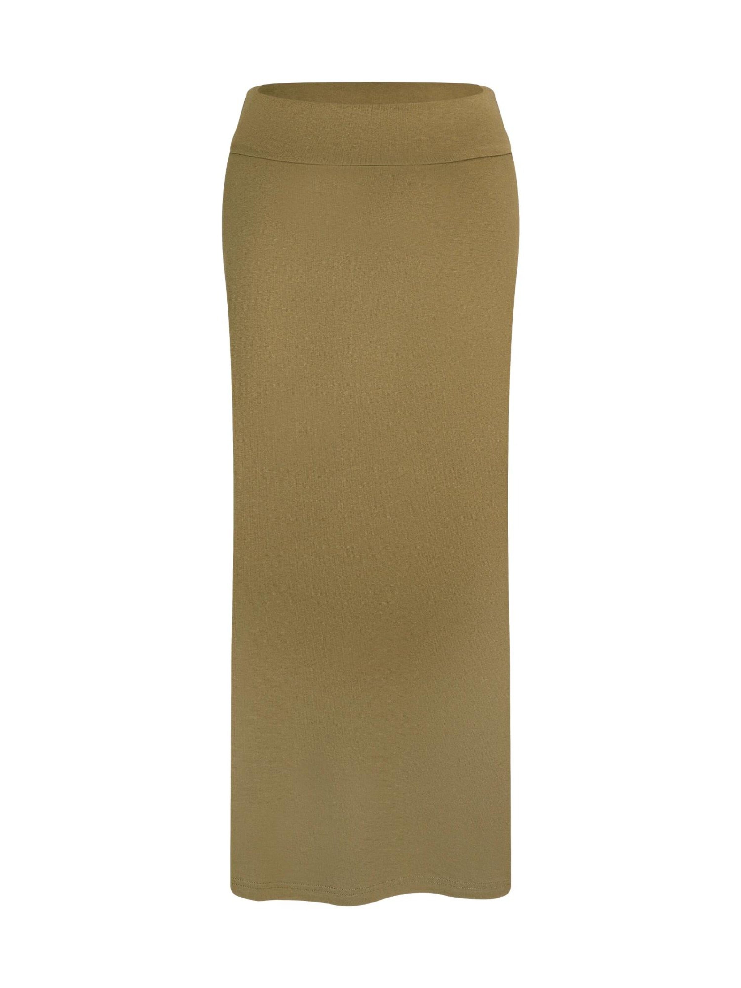 Leela COTTON Skirt in Green: front