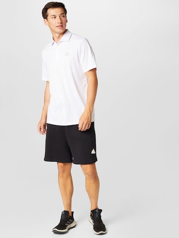 ADIDAS GOLF - Camiseta funcional en blanco