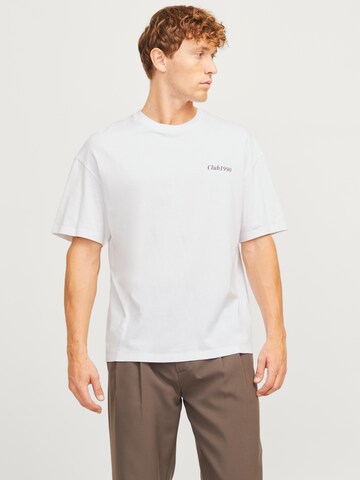 JACK & JONES Koszulka 'JJEBradley' w kolorze biały: przód