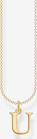 Thomas Sabo Necklace 'U' in Gold: front