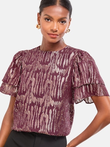 self. Halenka – fialová: přední strana