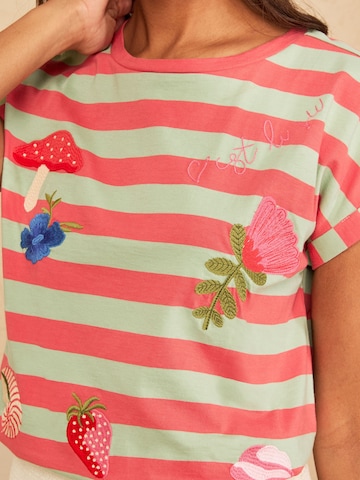 love & roses Shirt in Orange