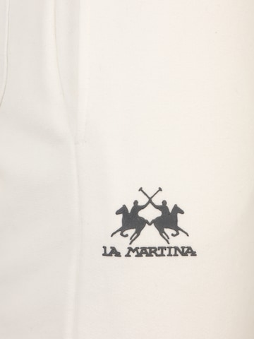 La Martina - Tapered Calças em branco