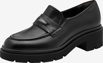 Mocassin Tamaris en noir : devant