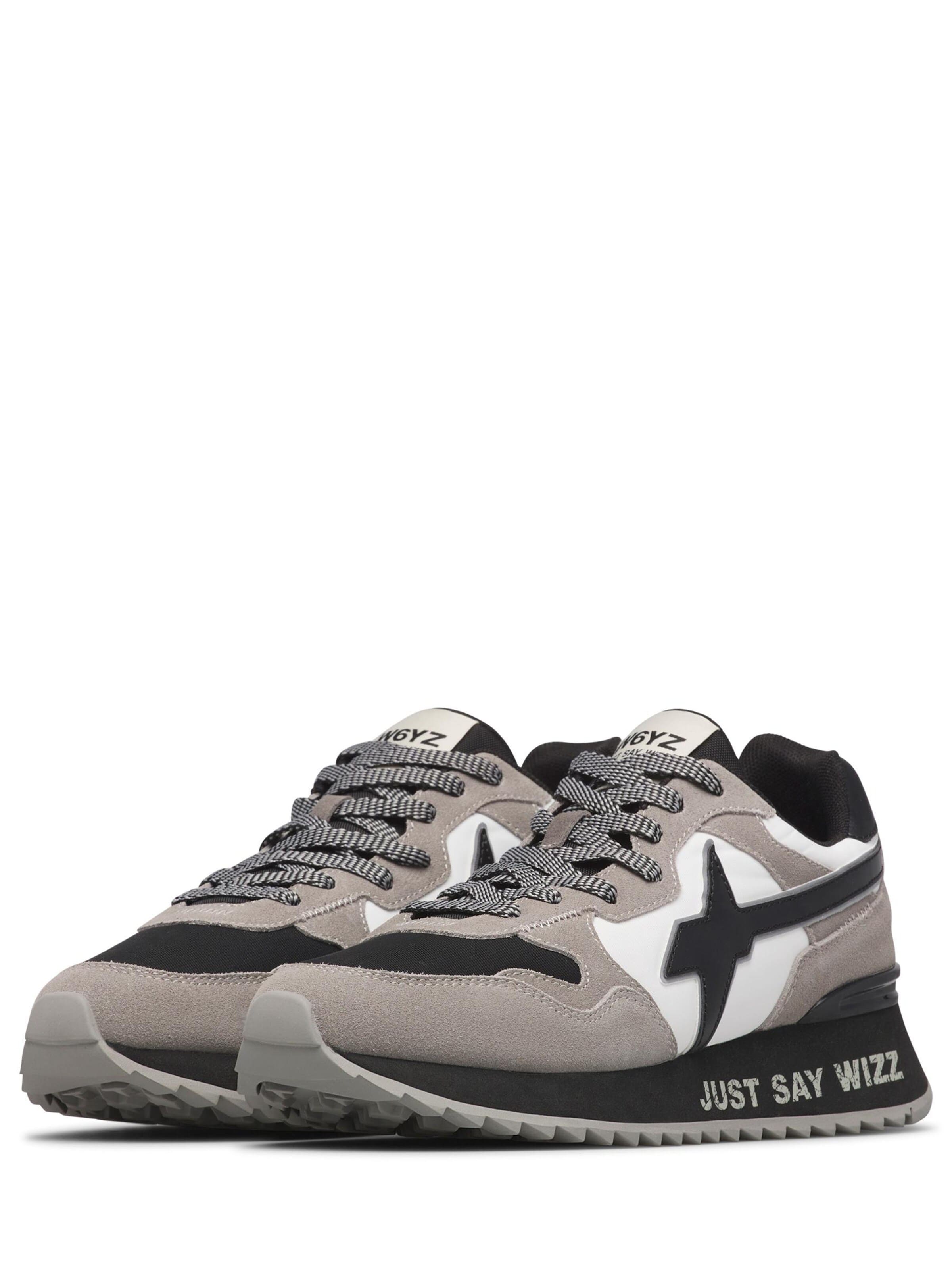 W6YZ Sneakers laag 'YAK-M.' in Grijs: voorkant