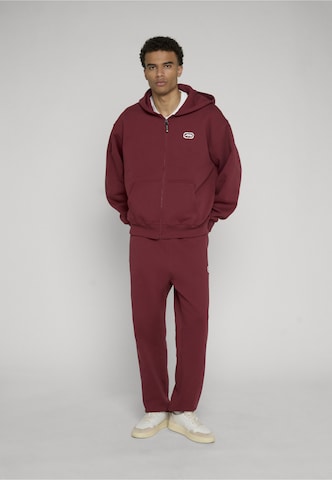 Ecko Unlimited - Loosefit Calças em vermelho