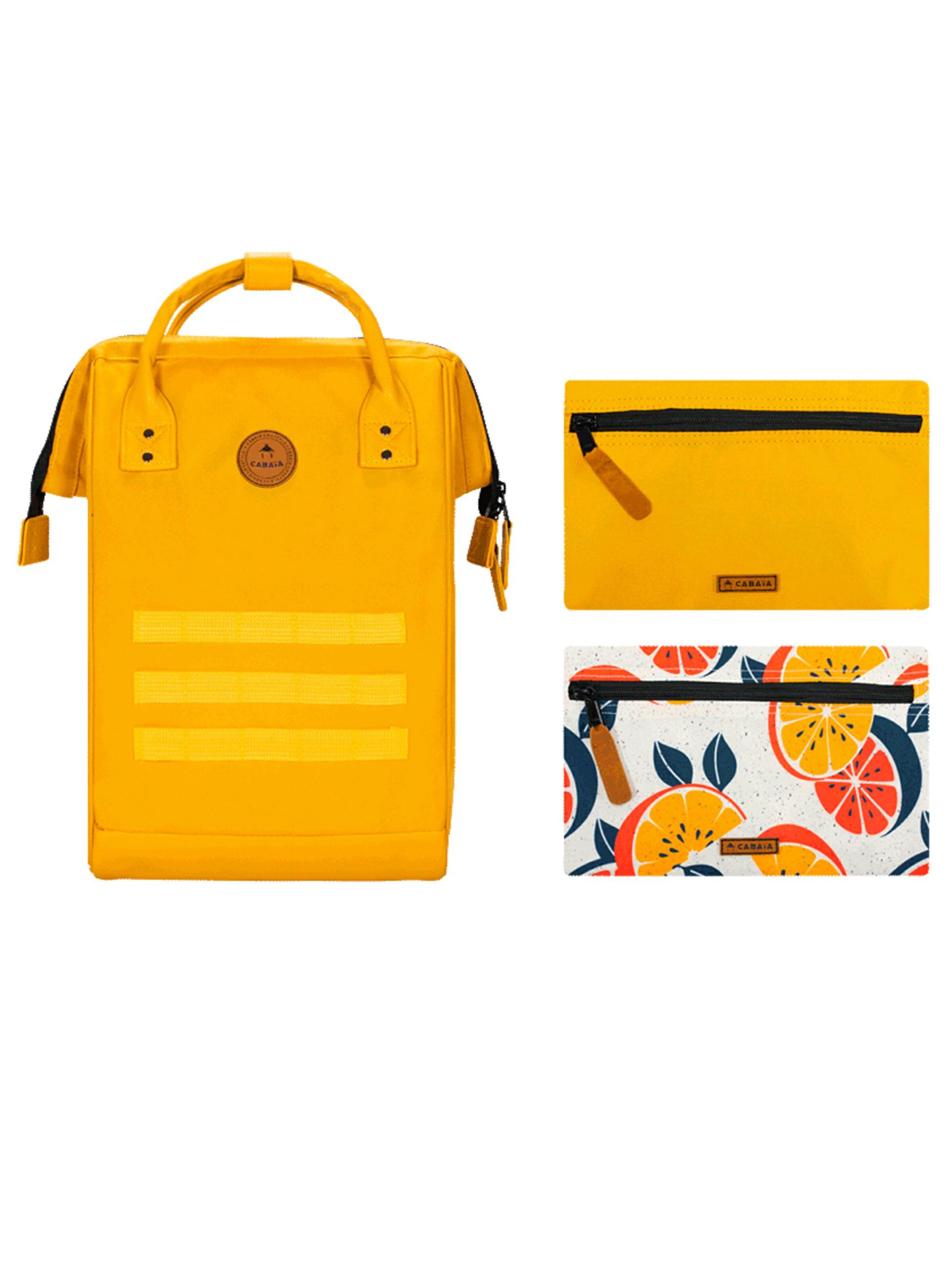 Cabaia Backpack 'Adventurer' in Yellow
