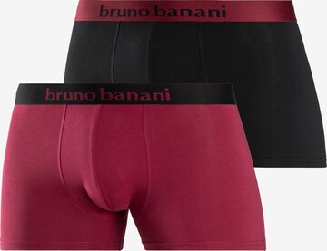 BRUNO BANANI Boxershorts in Rot: predná strana