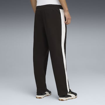 PUMA Loosefit Sporthose 'T7' in Schwarz