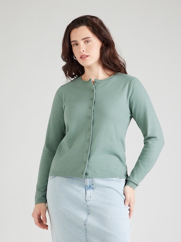 Geacă tricotată 'CARLOYAL' de la ONLY Carmakoma pe verde: față
