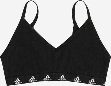 melns ADIDAS SPORTSWEAR Sporta apakšveļa 'Purebare Light Support ': no priekšpuses