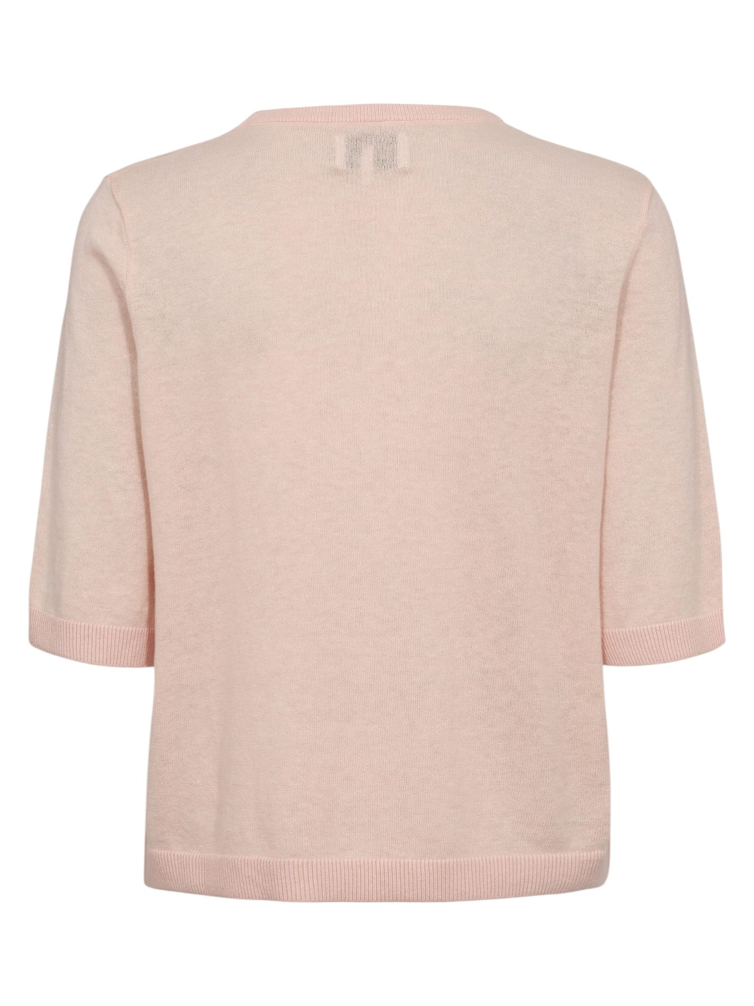 NÜMPH Strickpullover mit Halbarm 'NUCALLY SS PULLOVER' in Pink