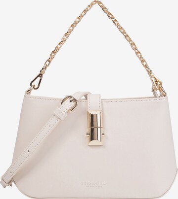 Seidenfelt Manufaktur Shoulder Bag 'Lilla Ro' in White: front