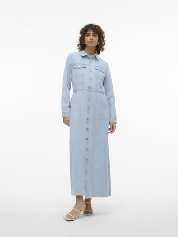 VERO MODA Shirt Dress 'MOLLY' in Blue