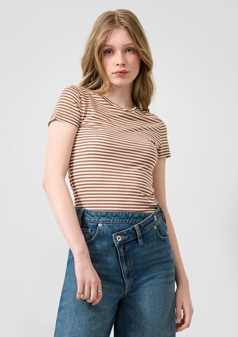 QS - Camiseta en beige: frente