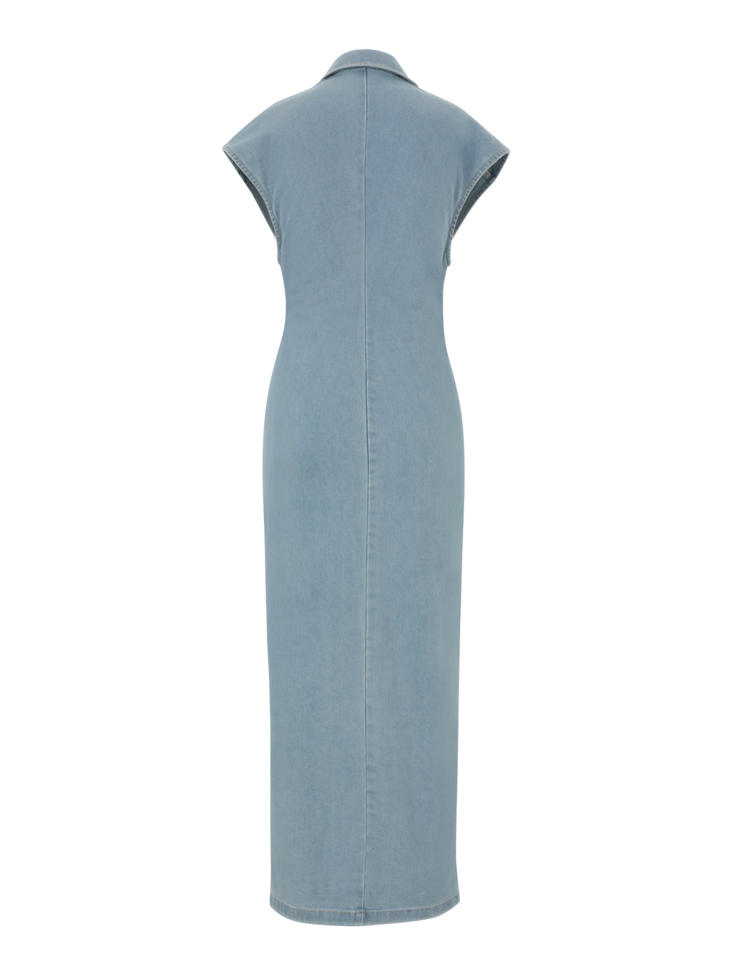 Only Tall Рокля тип риза 'ONLBABE' в синьо