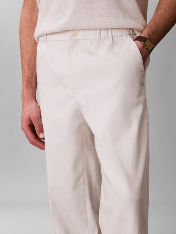 Calvin Klein Regular Trousers in Beige