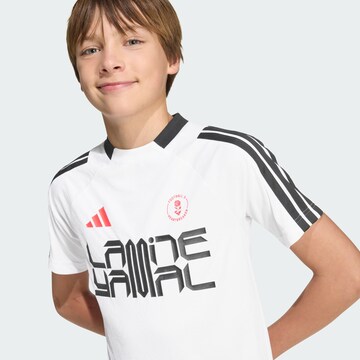 ADIDAS PERFORMANCE - Camiseta funcional 'Lamine Yamal' en blanco
