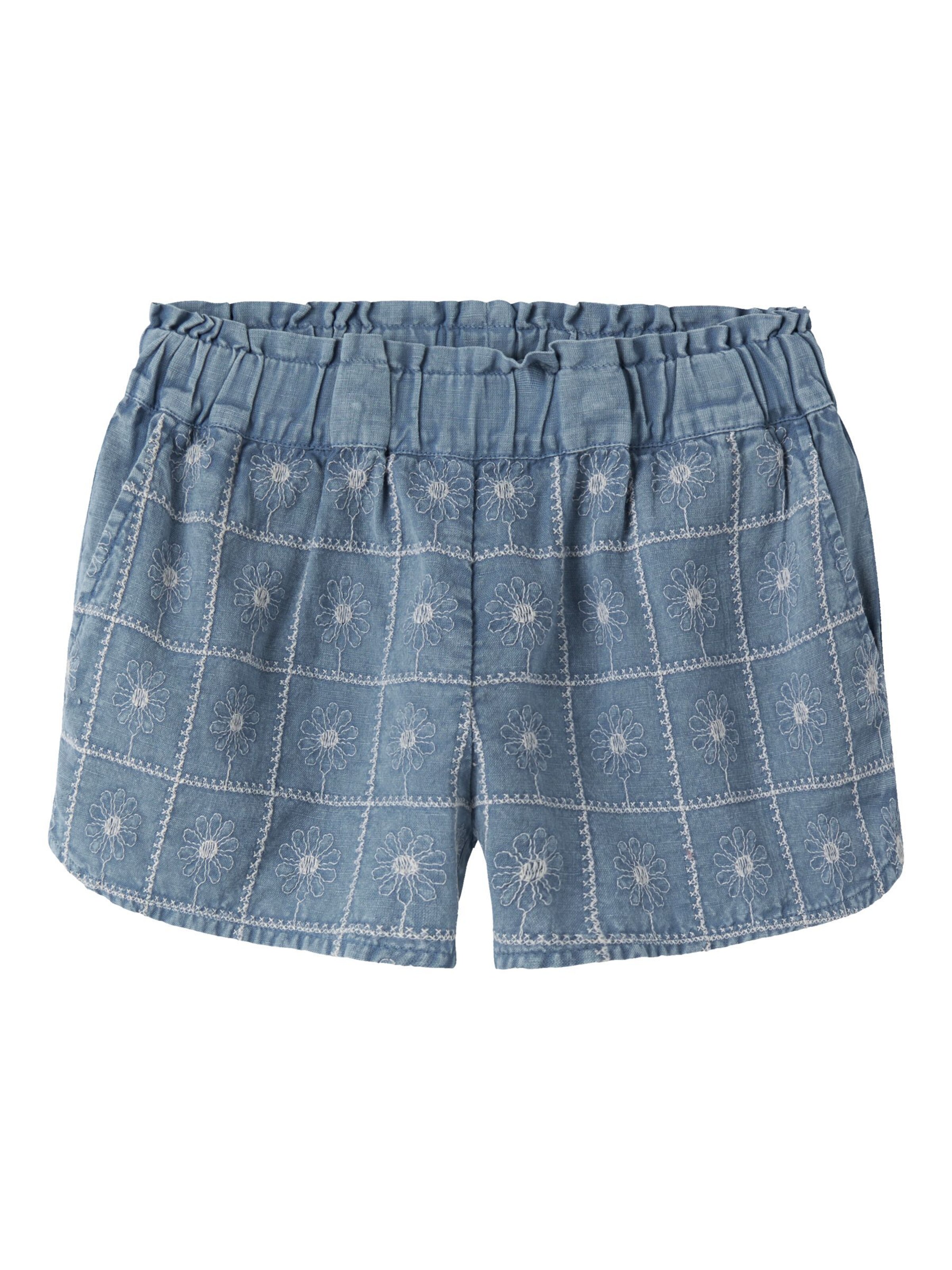 NAME IT Regular Shorts 'Chambray' in Blau: Vorderseite