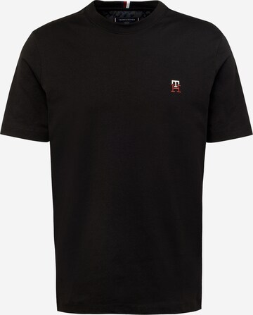 T-Shirt TOMMY HILFIGER en noir : devant