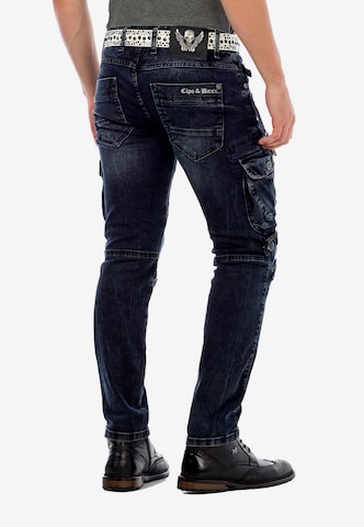 CIPO & BAXX Regular Cargo Jeans 'Rally' in Blue