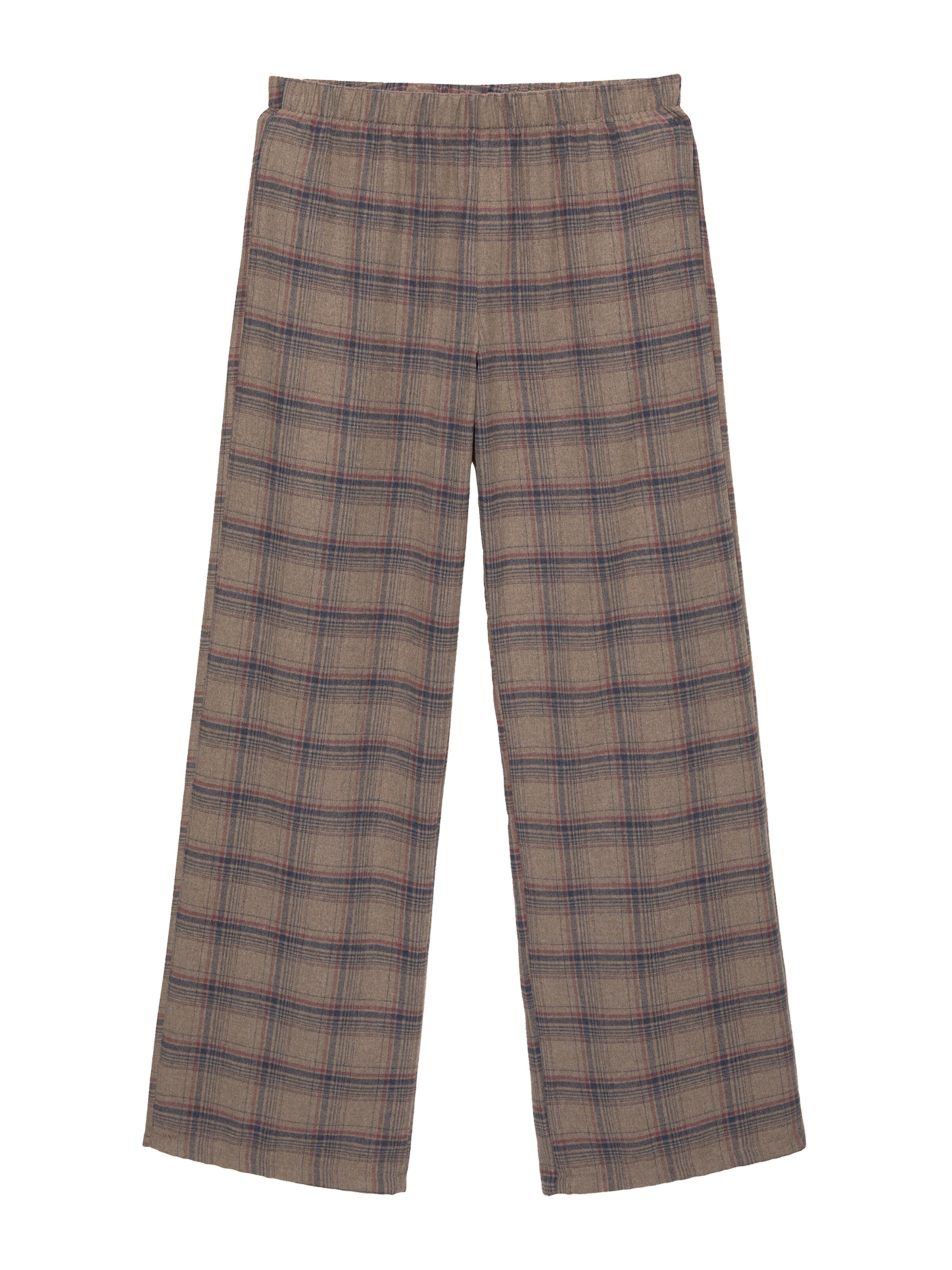 Pull&Bear Loosefit Broek in Bruin: voorkant