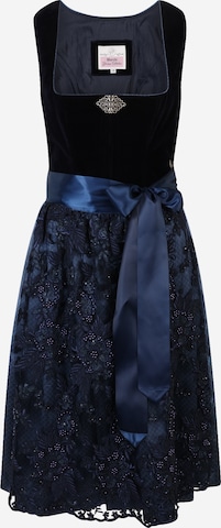 MARJO - Vestido tiroleses 'Edith' en azul: frente