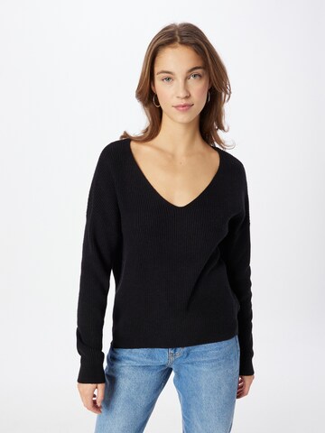 QS Sweter w kolorze czarny: przód