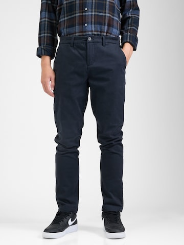 regular Pantaloni chino 'Malik' di Bruun & Stengade in blu: frontale