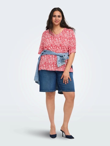 ONLY Carmakoma Blouse 'CARVIWI' in Red