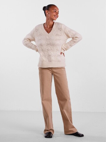 Pull-over 'Bibbi' PIECES en beige