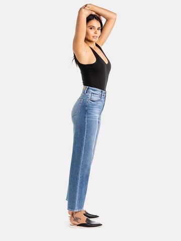 Articles of Society Wide Leg Jeans 'Midtown' in Blau
