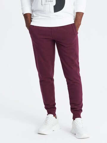 Ombre Regular Broek in Rood: voorkant