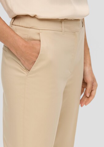 Effilé Pantalon à plis s.Oliver BLACK LABEL en beige