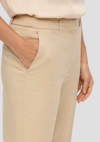 s.Oliver BLACK LABEL Tapered Pantalon in Beige