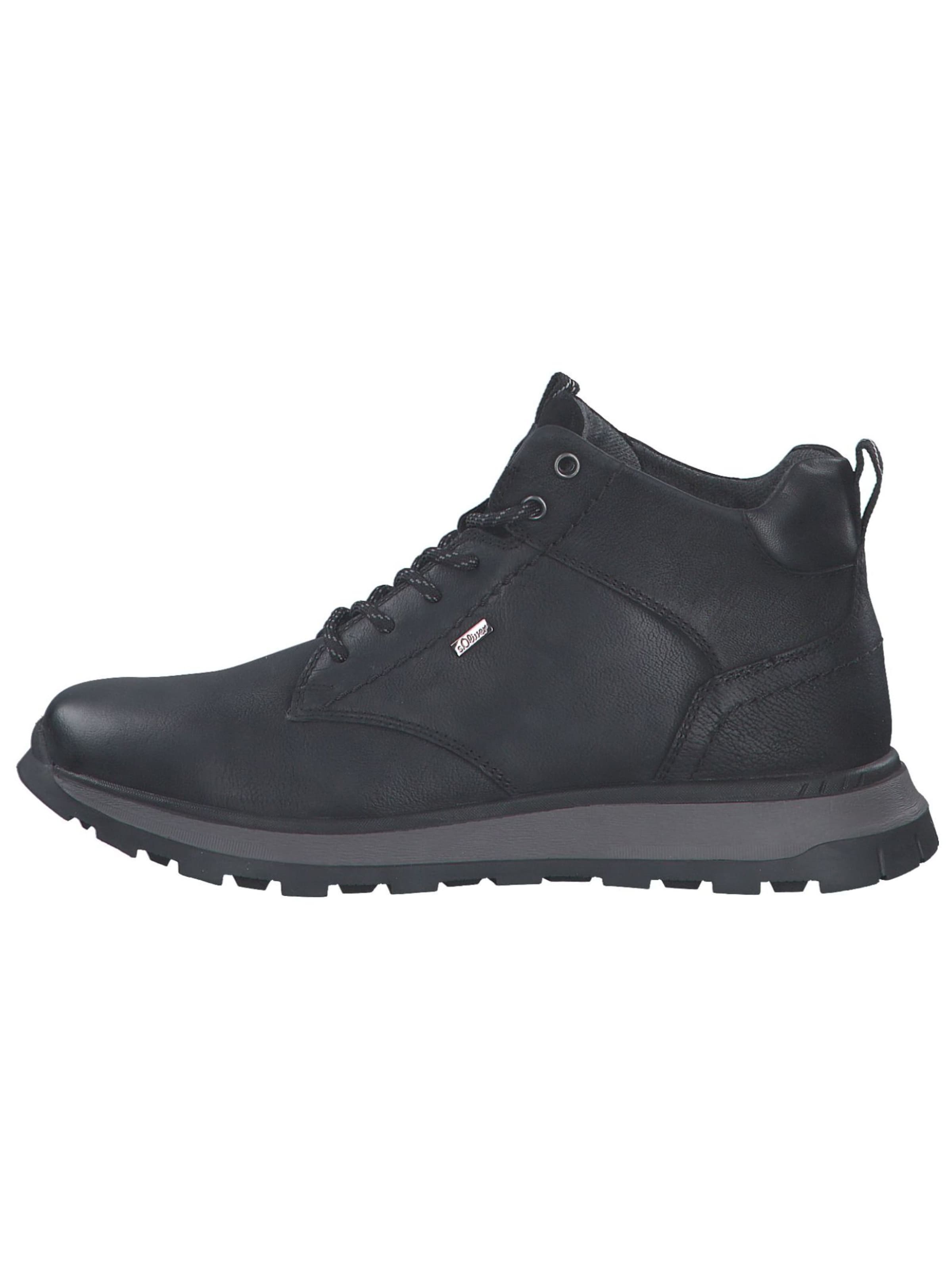 Bottines à lacets s.Oliver en noir